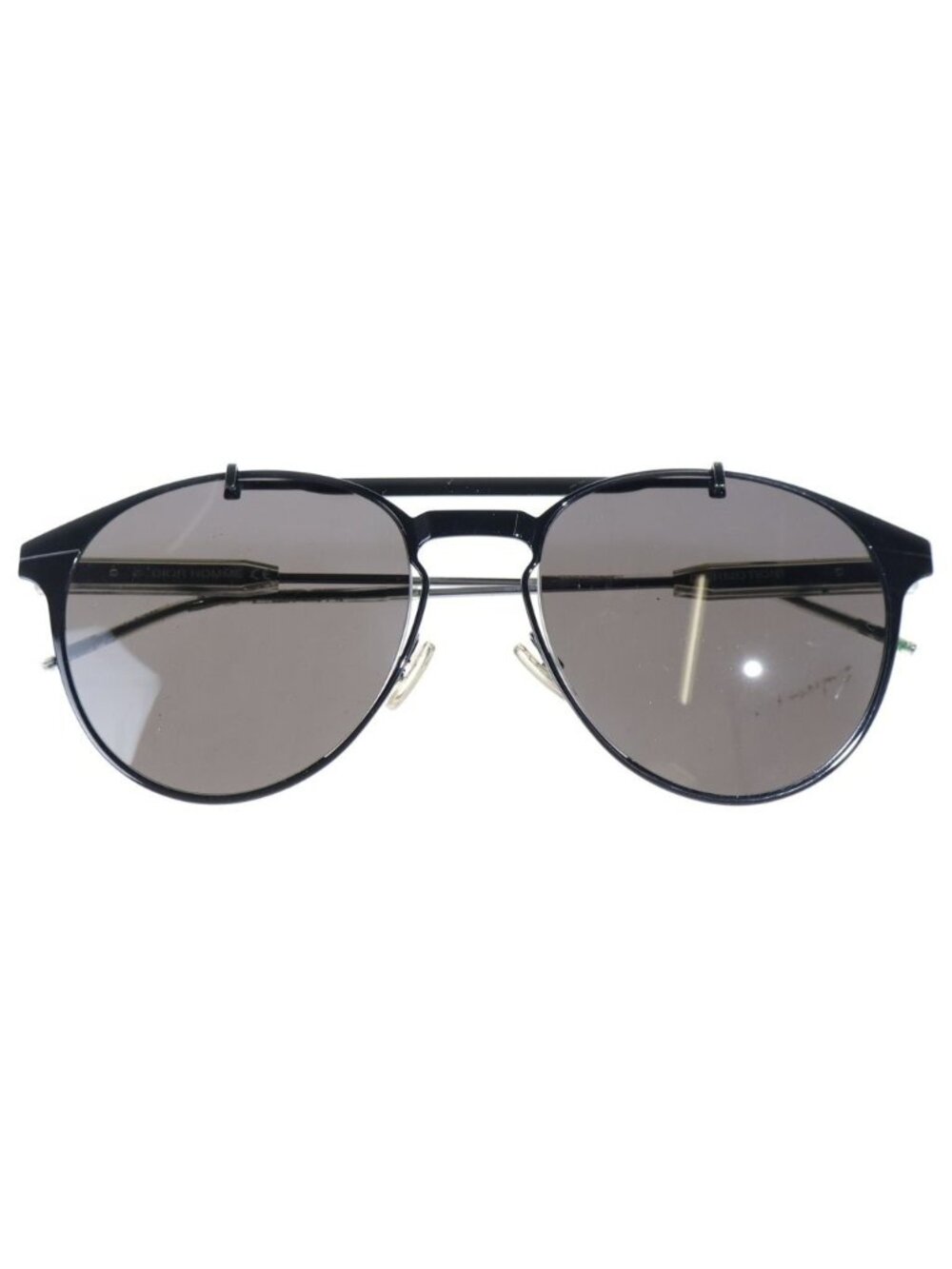 Dior Homme Motion Pilot Shape Sunglasses Eyewear 53 Black